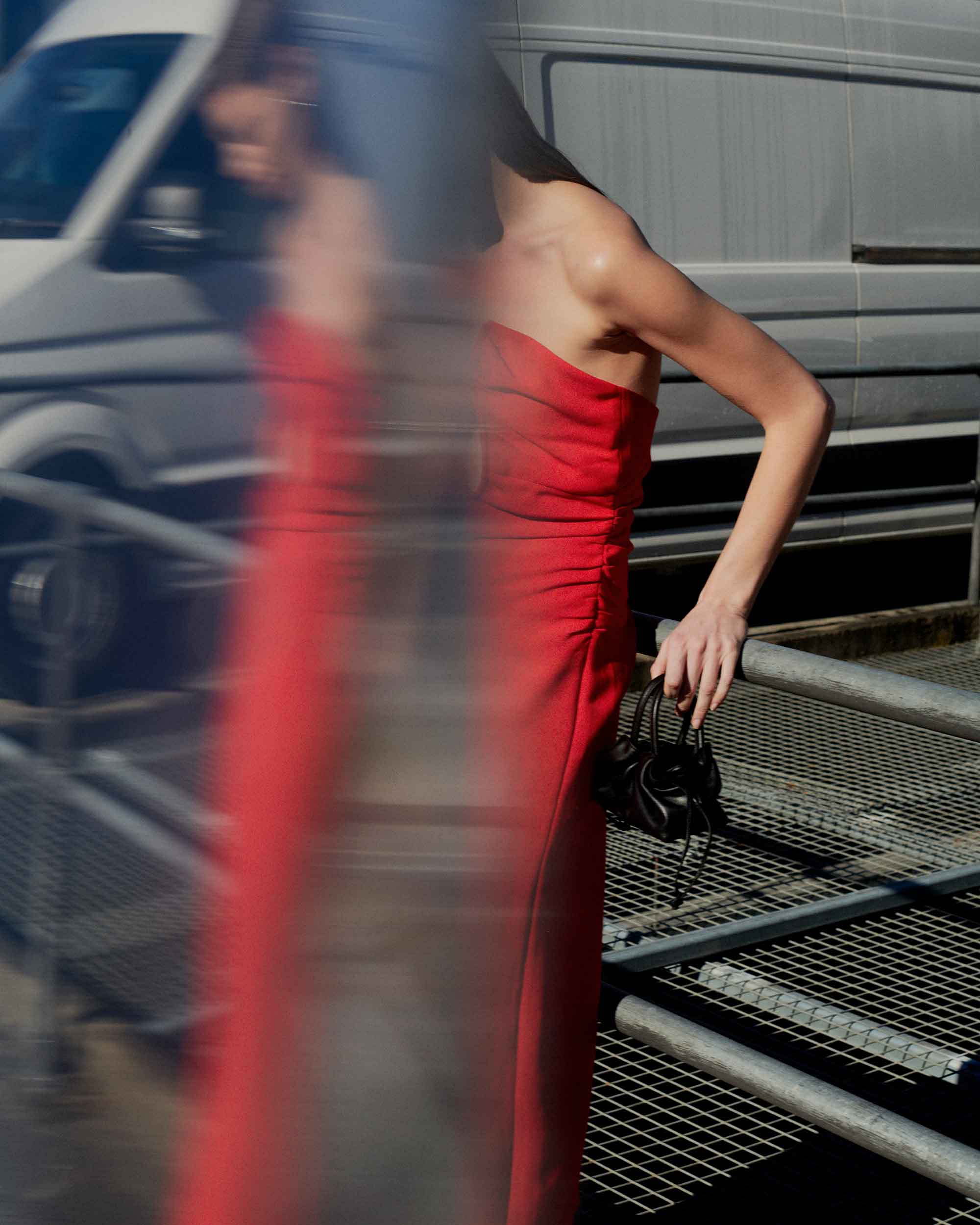 21.1 Black Smooth Mila Mini Tote