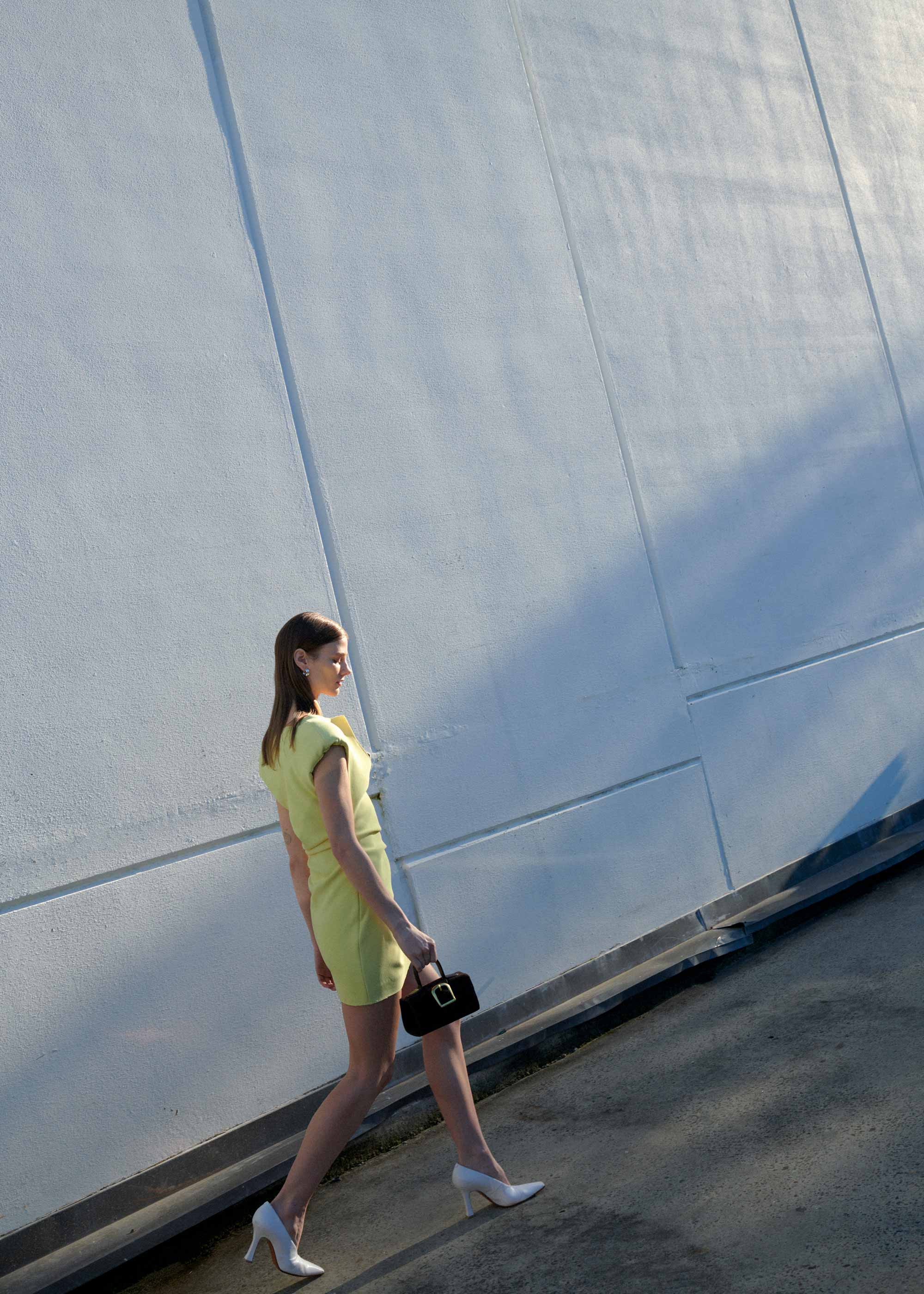 3.55 Brown Suede Mini Satchel