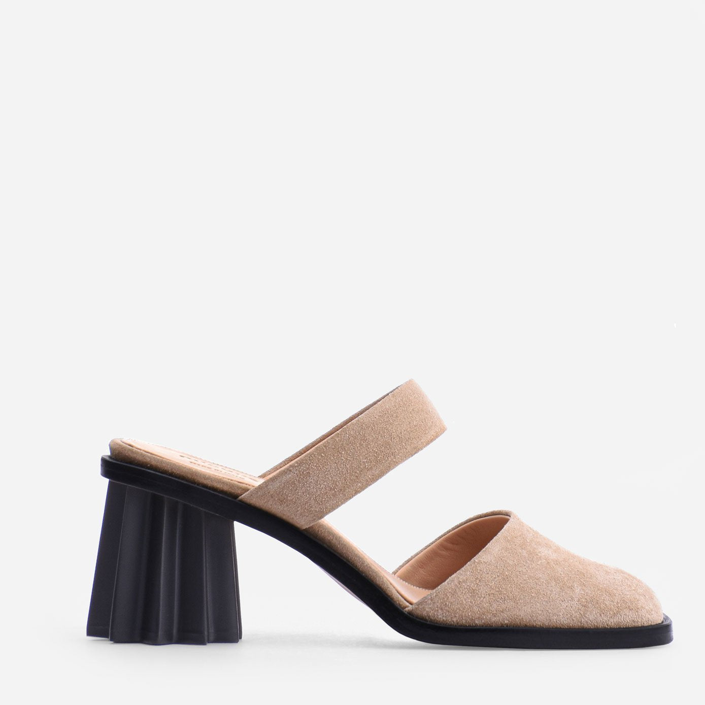 4952 Pleated Heel Mule