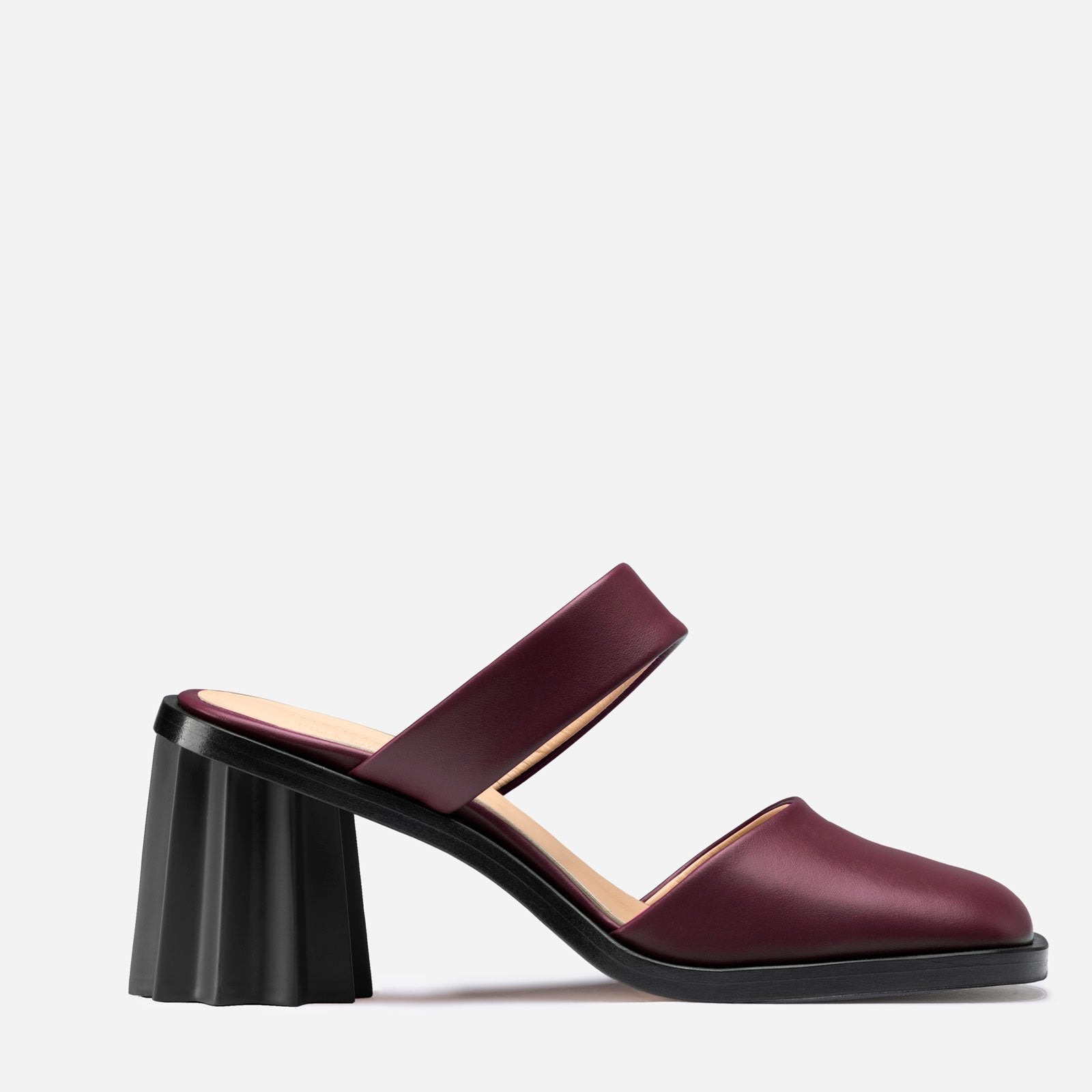 4952 Pleated Heel Mule