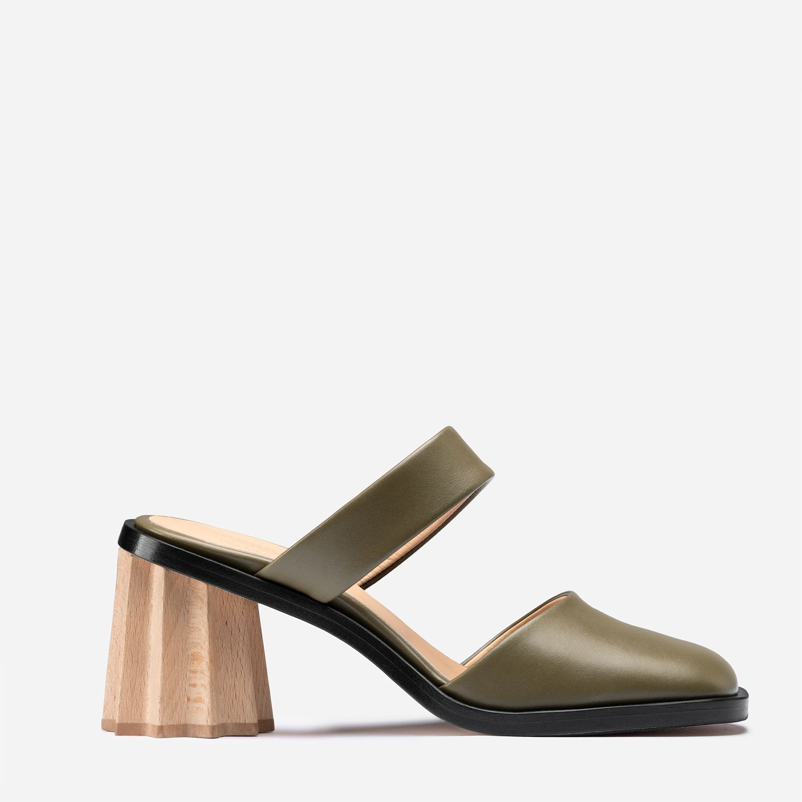 4952 Pleated Heel Mule