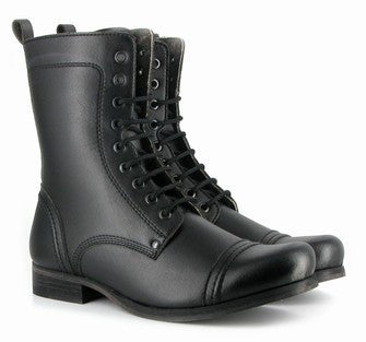 5284 Vintage Boot in Black from Vegetarian Shoes